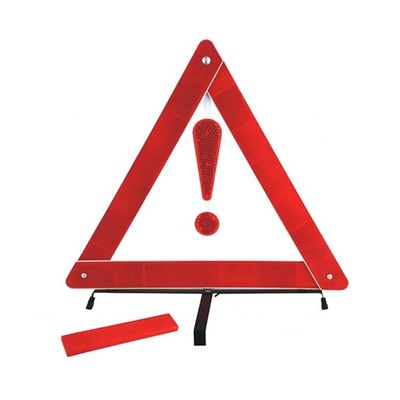 Facilmente assemblare il triangolo di avviso di emergenza della macchina sul ciglio della strada per la sicurezza