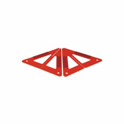 Gpps Hips/Pmma Abs Kit di segnale di sicurezza stradale guasto Triangolo rosso di avvertimento del traffico in caso di emergenza