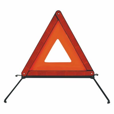 Avvertenza triangolo riflettente rosso ad alta visibilità CE per situazioni di emergenza