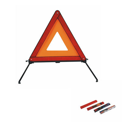 PMMA+ABS Triangolo di pericolo stradale portatile rosso ad alta visibilità per camion