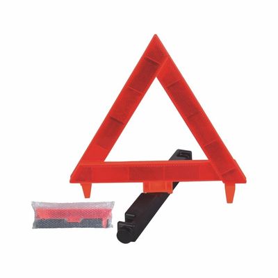 Triangolo di segnalazione di sicurezza stradale riflettente con certificato CE e materiale Gpps