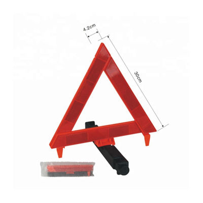 Triangolo di segnalazione di sicurezza stradale riflettente con certificato CE e materiale Gpps