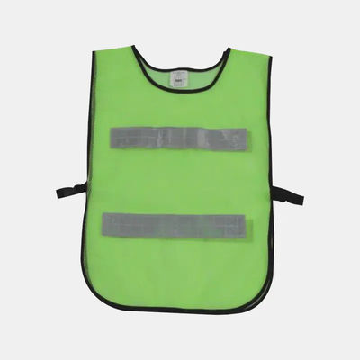 Vesti d'emergenza giallo al neon riflettente con tasche e fischietto