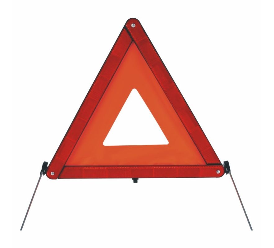 43 X 43 X 43CM Facile da assemblare all'aperto Avvertenza auto strada triangolo riflettente